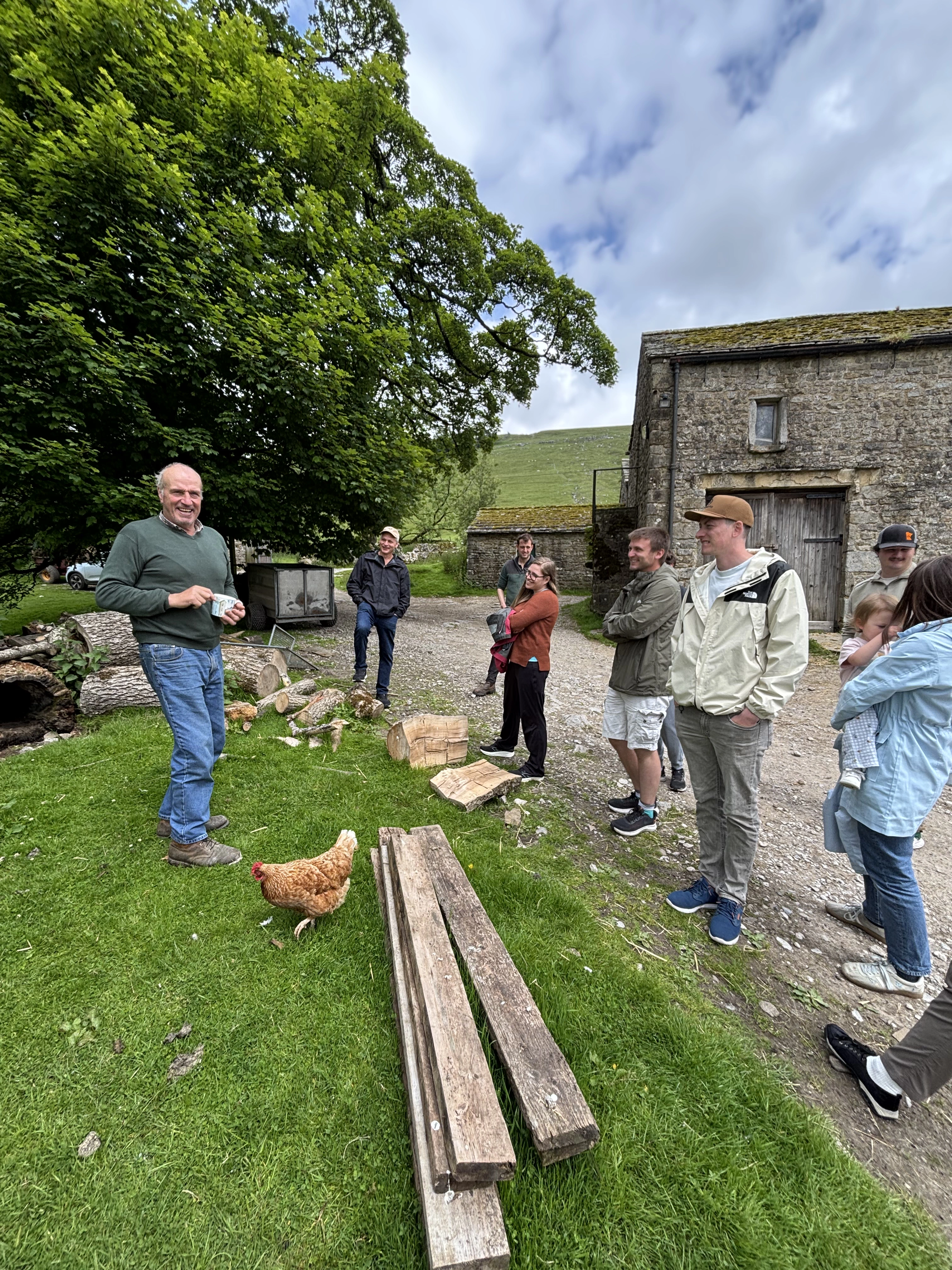 A farm visit in the Yorkshire Dales